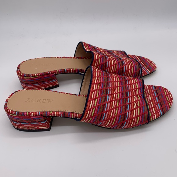 J. Crew Shoes - NEW J. Crew Rainbow weave sandals 9